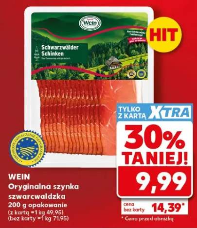 Szynka oryginalna szwarcwaldzka Wein