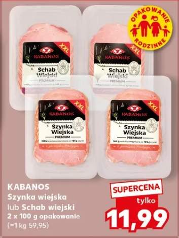 Szynka wiejska Kabanos Premium