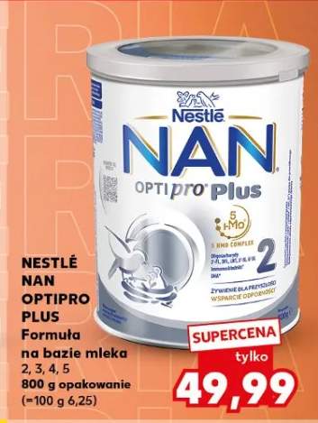 Formuła na bazie mleka Nestlé NAN Optipro Plus 2