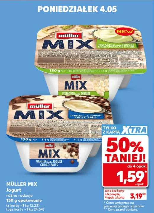 Jogurt Müller Mix pistachio