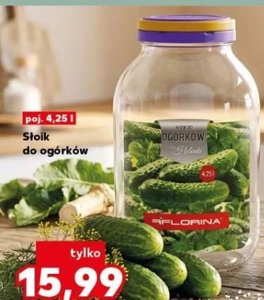 Słoik do ogórków Florina 4,25l