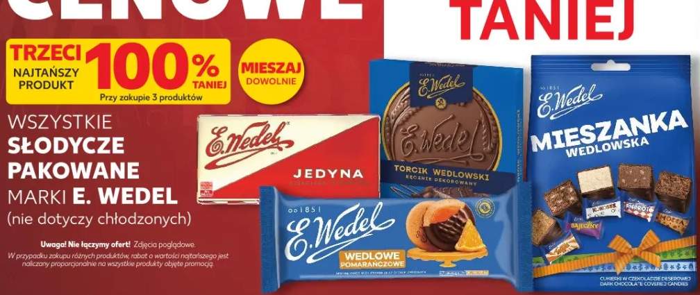 Słodycze pakowane E.Wedel