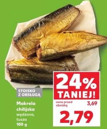 Makrela chilijska wędzona tusza