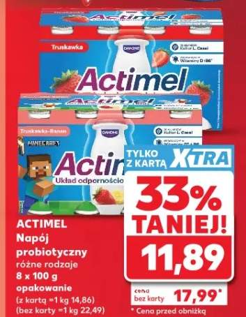 Napój probiotyczny Actimel