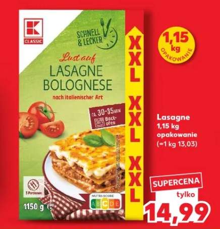 Lasagne Bolognese K Classic XXL