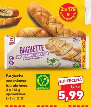 Bagietka czosnkowa K Classic 2-warstwowa