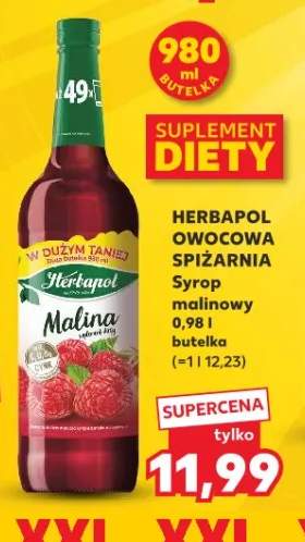 Syrop malinowy Herbapol Owocowa Spiżarnia