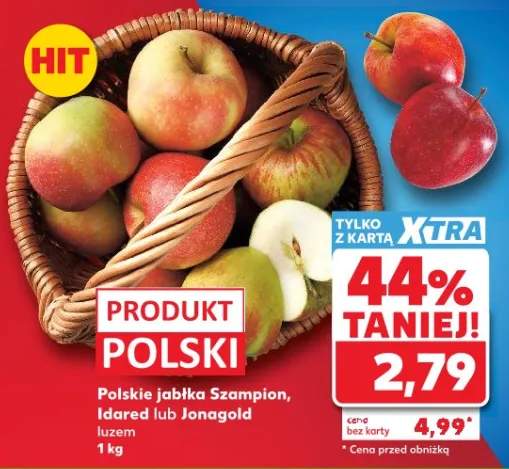 Jabłka Idared polskie luzem