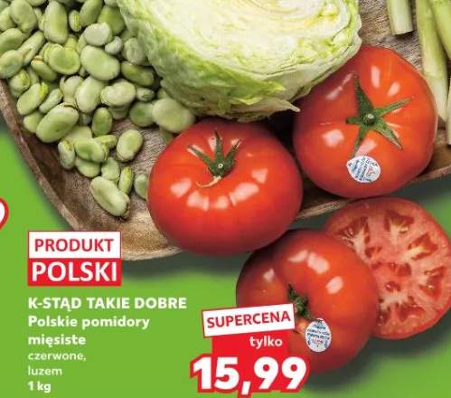 Pomidory mięsiste czerwone luzem polskie K-Stąd Takie Dobre