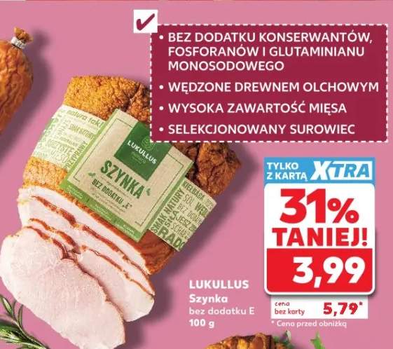 Szynka Lukullus bez dodatku E