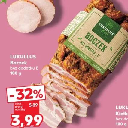 Boczek Lukullus bez dodatku E