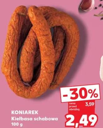 Kiełbasa schabowa Koniarek