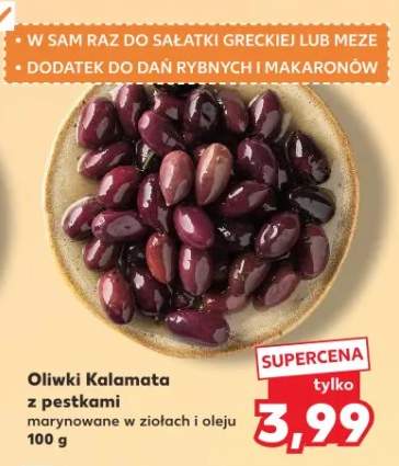 Oliwki Kalamata marynowane w ziołach i oleju
