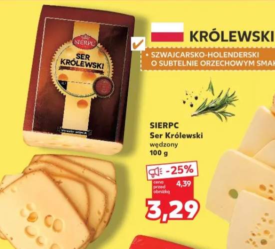 Ser Królewski wędzony Sierpc