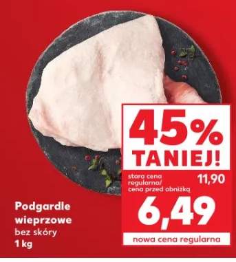Podgardle wieprzowe bez skóry