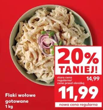 Flaki wołowe gotowane