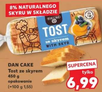 Tost ze skyrem Dan Cake