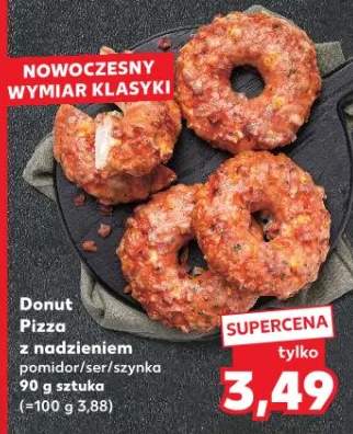 Donut Pizza z nadzieniem pomidor/ser/szynka