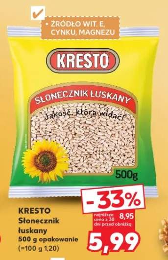 Słonecznik łuskany Kresto