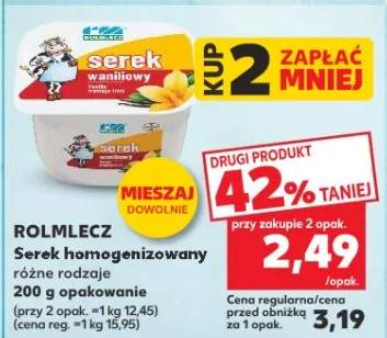Serek homogenizowany Rolmlecz