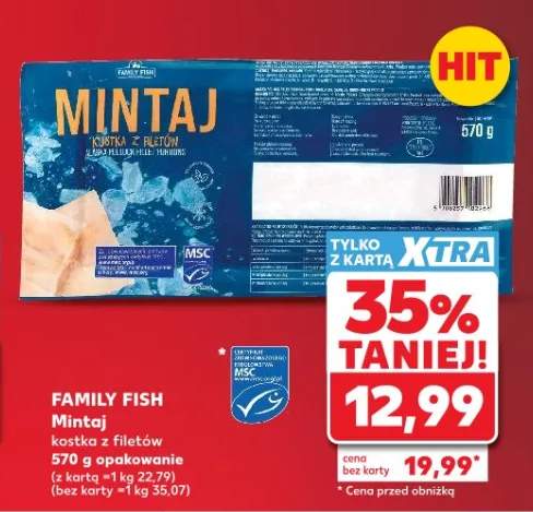 Mintaj kostka z filetów Family Fish