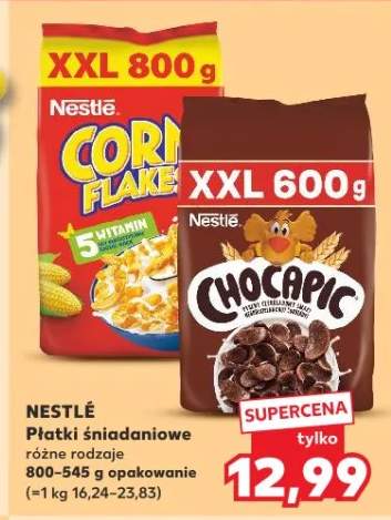 Płatki śniadaniowe Corn Flakes Nestlé XXL