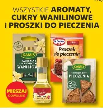 Aromaty cukry wanilinowe i proszki do pieczenia