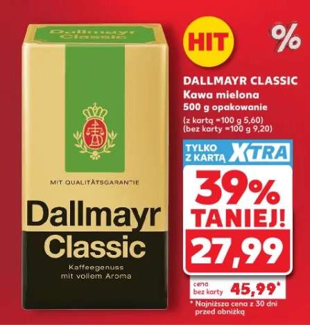 Kawa mielona Dallmayr Classic