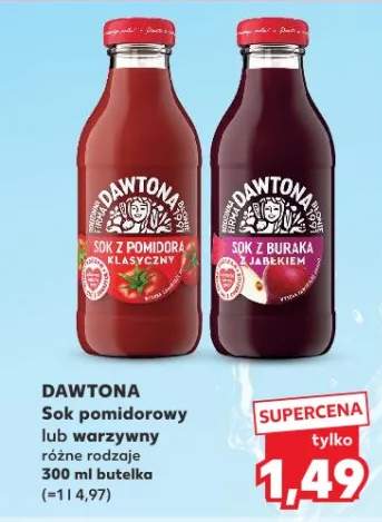 Sok warzywny Dawtona z buraka z jabłkiem