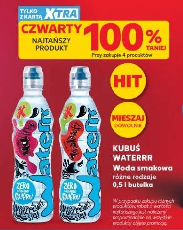 Woda smakowa Kubuś Waterrr
