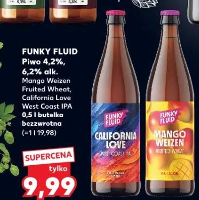 Piwo Funky Fluid California Love West Coast IPA 6,2% alk.