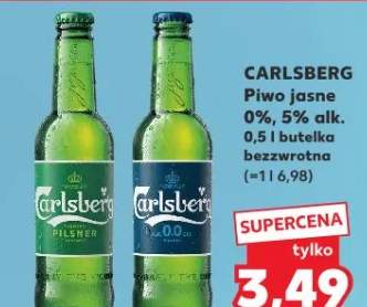 Piwo Carlsberg jasne 0% alk.
