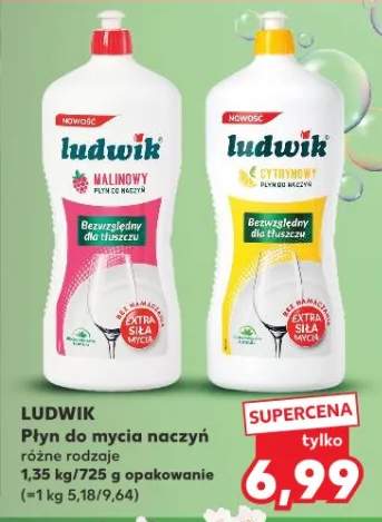 Płyn do mycia naczyń Ludwik cytrynowy