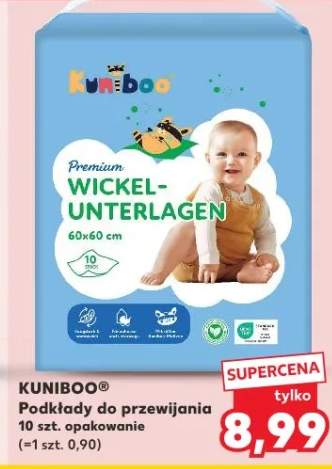 Podkłady do przewijania Kuniboo Premium 60x60cm