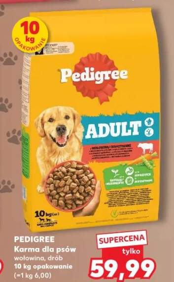 Karma dla psów Pedigree Adult wołowina drób