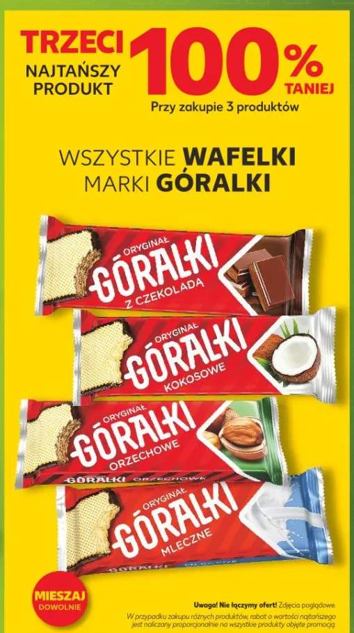 Wafelki Góralki orzechowe
