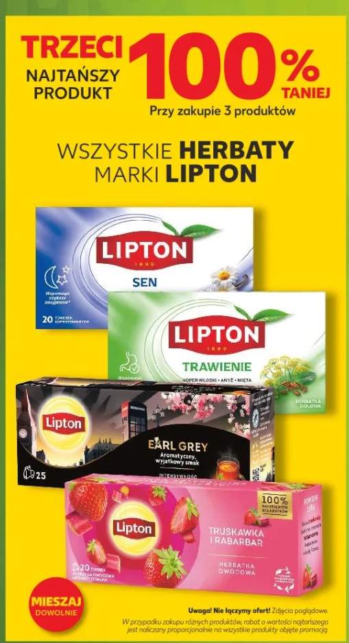 Herbata Lipton Trawienie