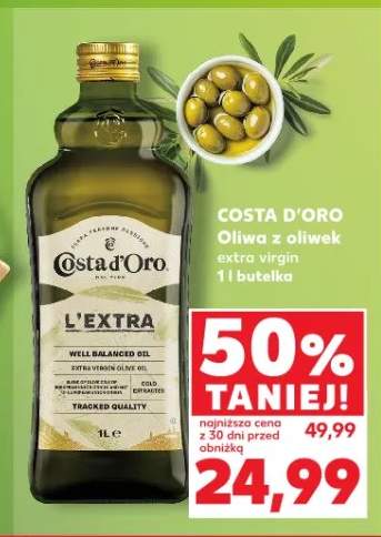 Oliwa z oliwek extra virgin Costa d'Oro L'Extra