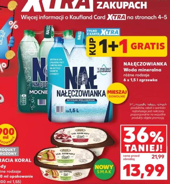 Woda mineralna Nałęczowianka zgrzewka 6x1,5l