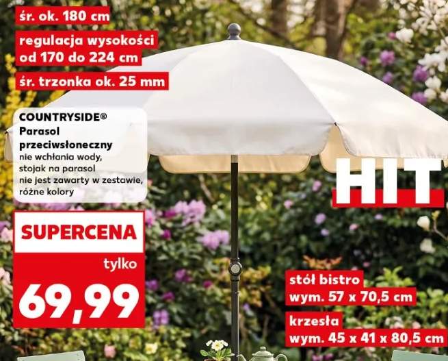 Parasol przeciwsłoneczny Countryside