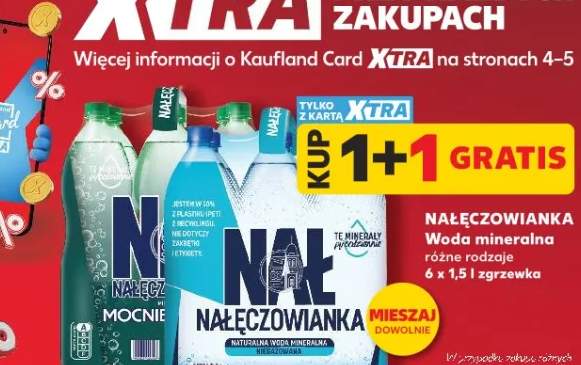 Woda mineralna Nałęczowianka zgrzewka 6x1,5l