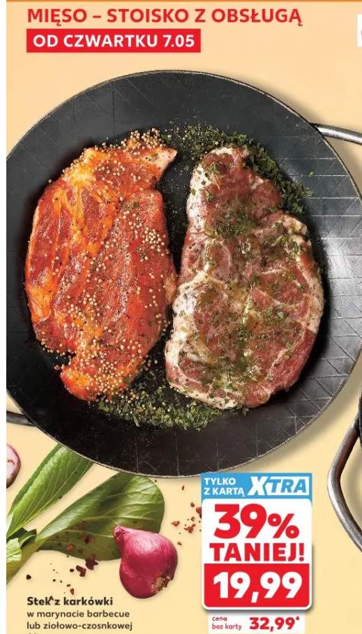 Stek z karkówki w marynacie barbecue