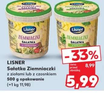 Sałatka Ziemniaczki z czosnkiem Lisner