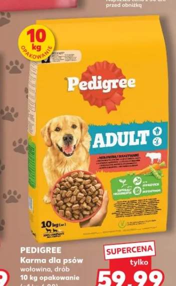 Karma dla psów Pedigree Adult wołowina drób