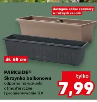 Skrzynka balkonowa Parkside® 60cm odporna na warunki atmosferyczne i promieniowanie UV