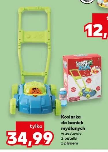 Kosiarka do baniek mydlanych Sporto Kids w zestawie 2 butelki z płynem