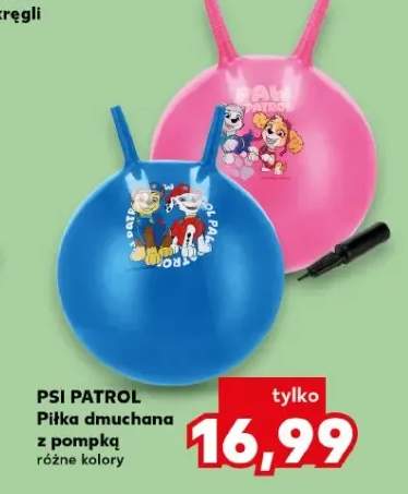 Psi Patrol Piłka dmuchana z pompką
