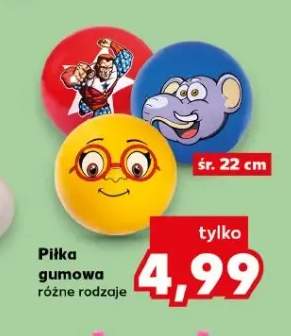 Piłka gumowa śr. 22cm