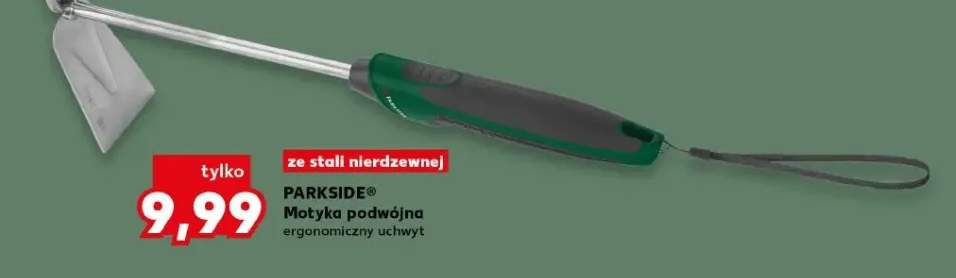 Motyka podwójna Parkside ze stali nierdzewnej ergonomiczny uchwyt