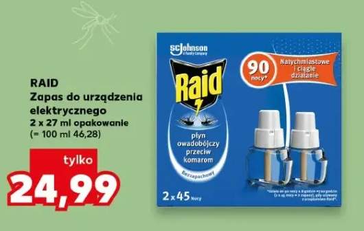 Zapas do urządzenia elektrycznego Raid 2x27ml